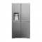 Haier Ψυγείο Ντουλάπα 601lt Total NoFrost Υ177.5xΠ90.8xΒ75εκ. Inox HCR7918EIMP
